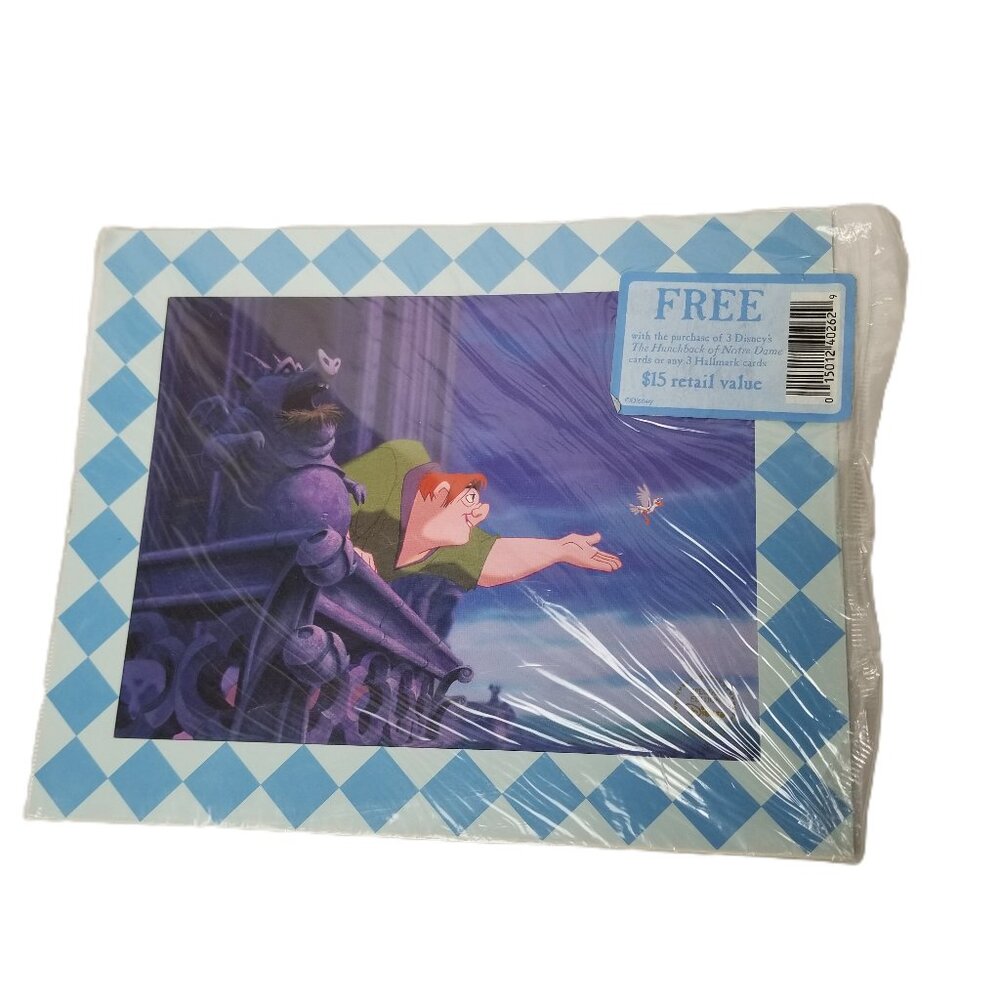 Disney Hunchback of Notre Dame Quasimodo 1996 Promo Art Print